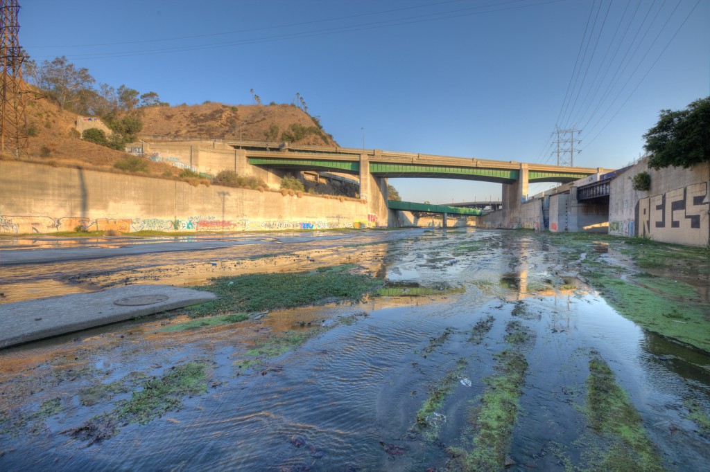110/5 Intersection Bridges In LA River