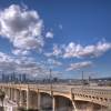 6th Street Bridge and Downtown Los Angeles