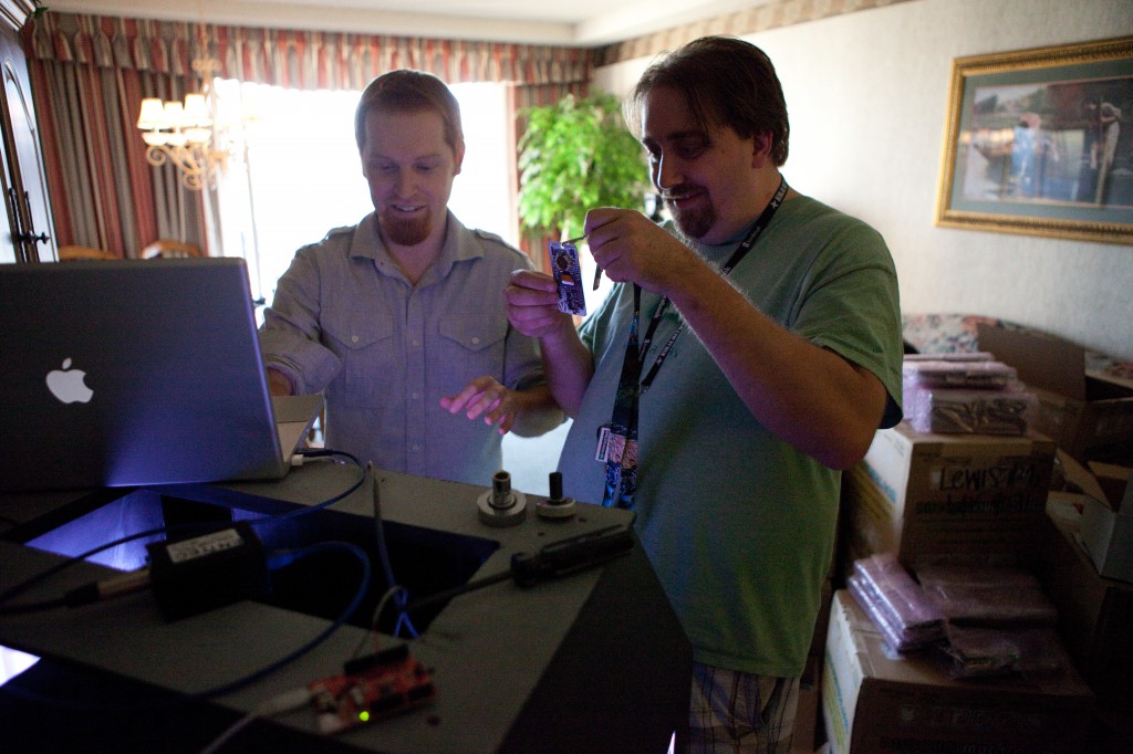 Barkode and cnelson testing Ninja Badge Kiosk