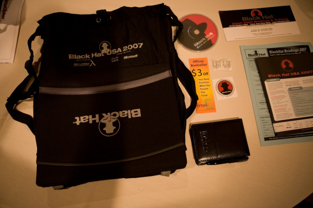 Black Hat Swag Bag