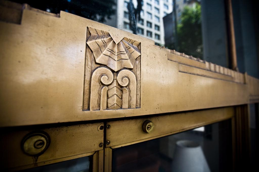 Brass Art Deco Detail