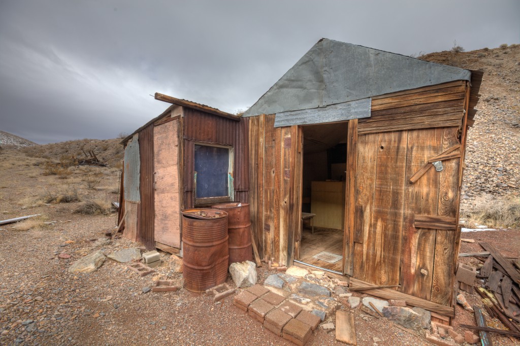 Cabin At Tucki Mine In Death Valley Death Valley 2010 On Eecue