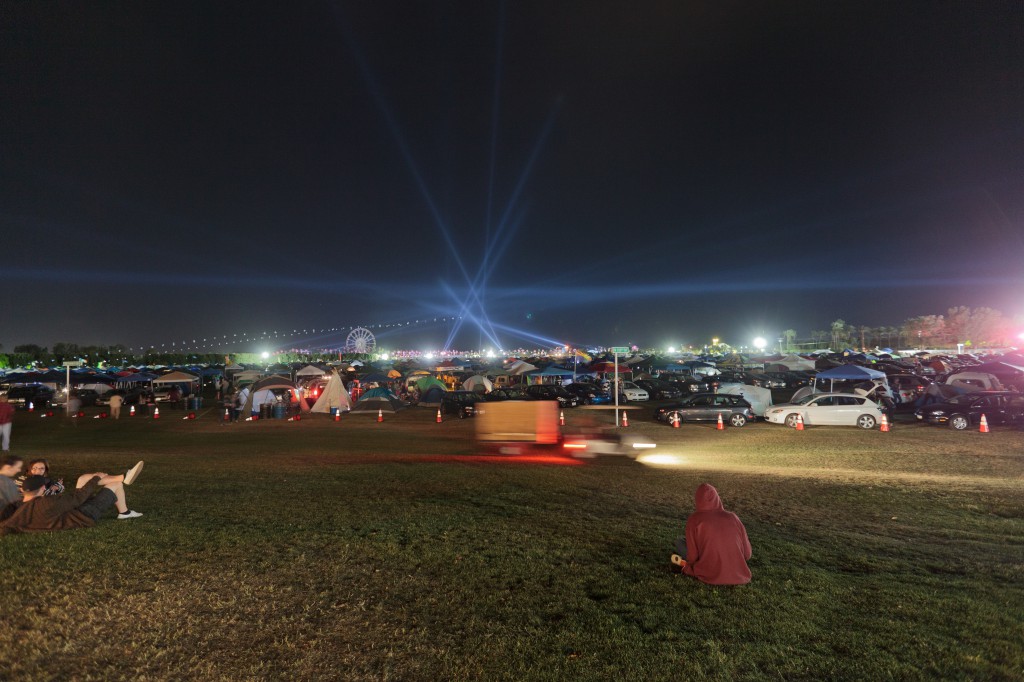 Car Campground at Night