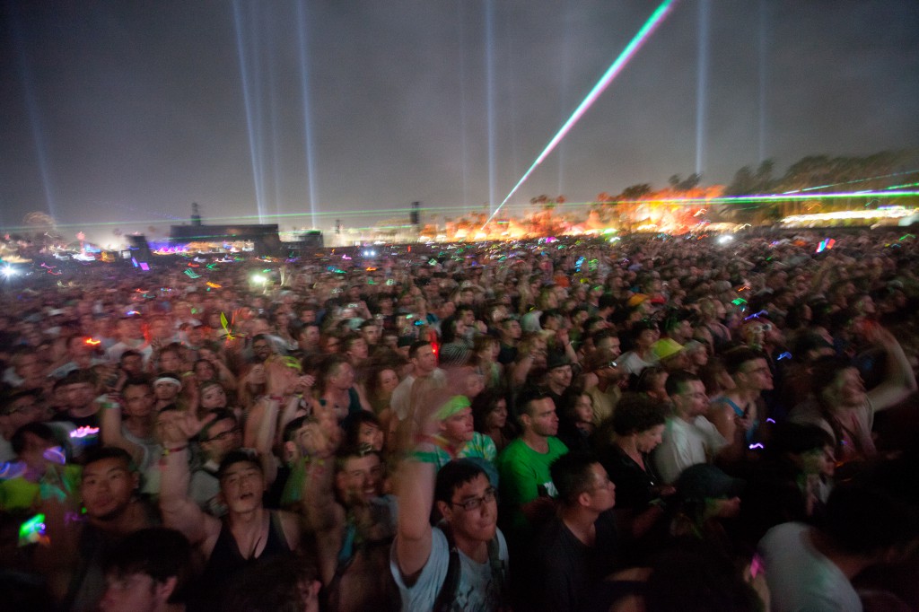 Chemical Brothers Crowd