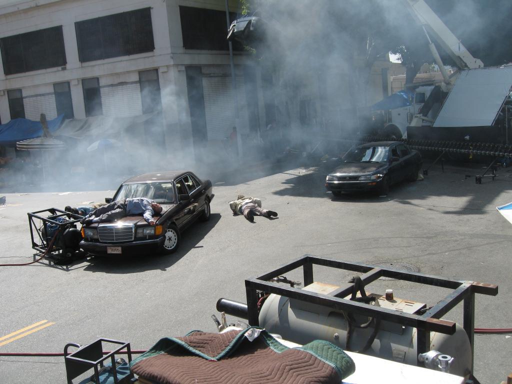 Exploded Car Hanging