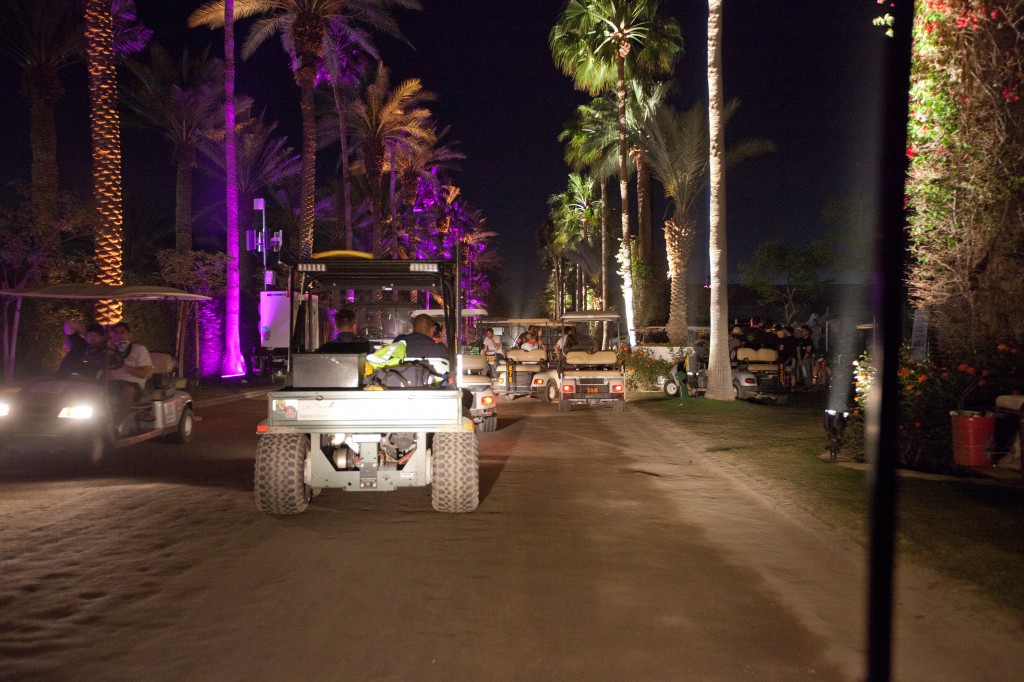 Golf Cart Traffic Jam