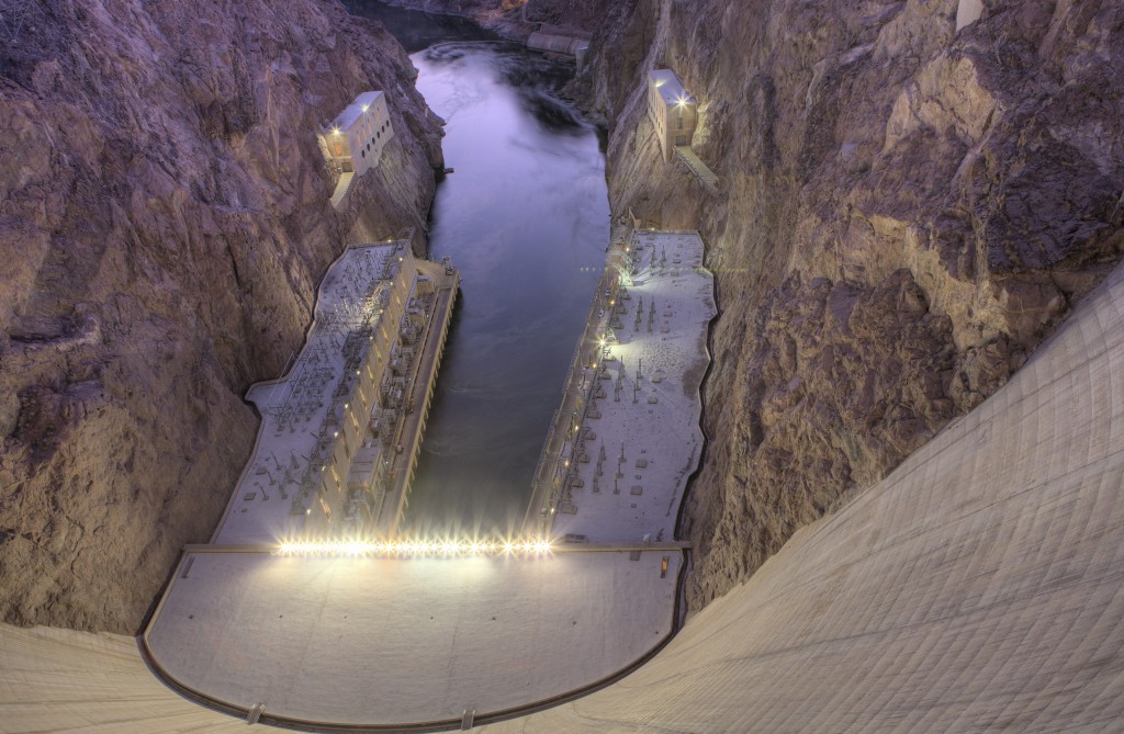 Hoover Dam Lights
