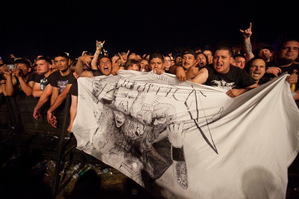 Metallica Sign at Big Four
