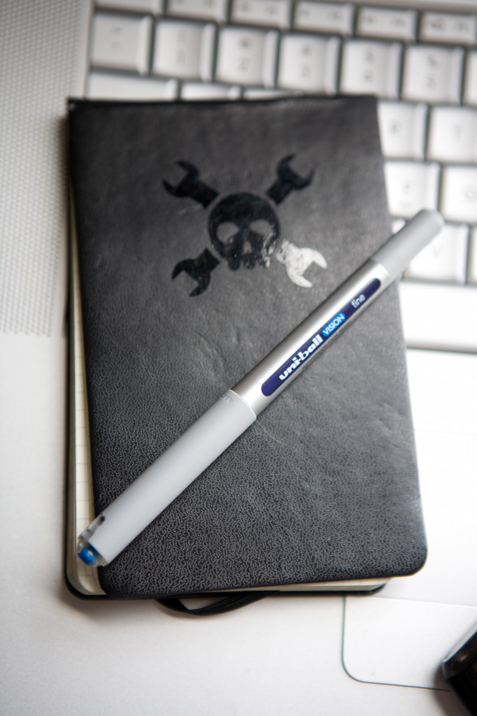 Moleskine and Uniball