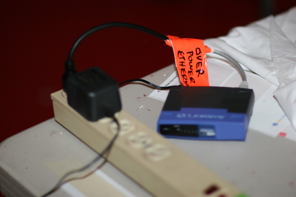 Over Power Ethernet