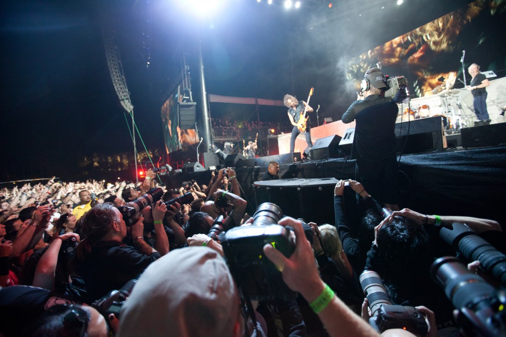 Photographers and Metallica