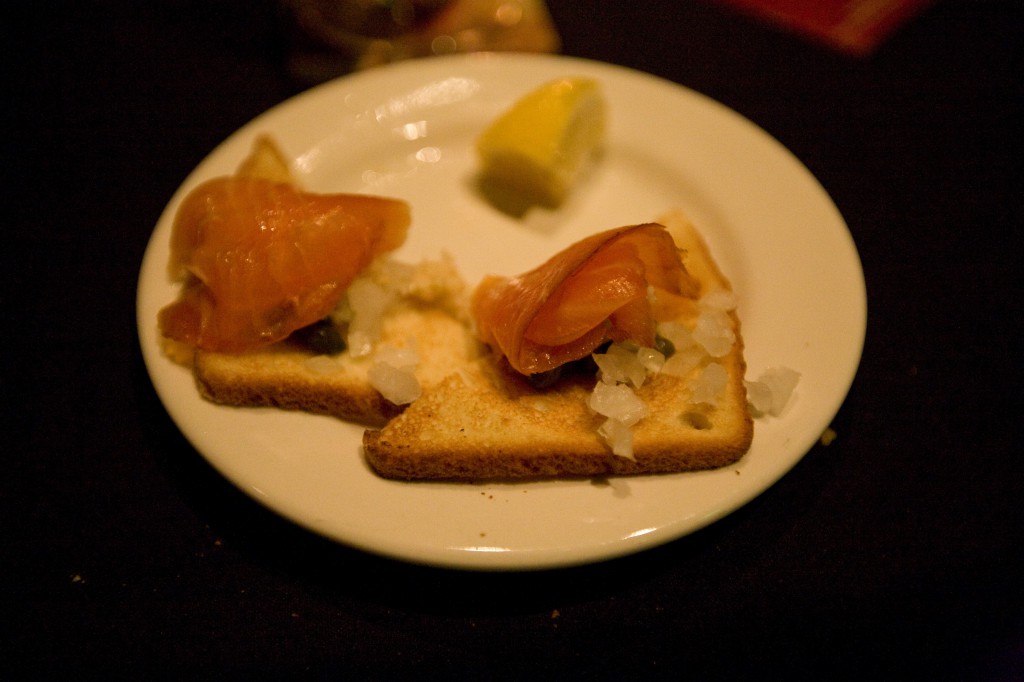 Smoked Salmon on toast