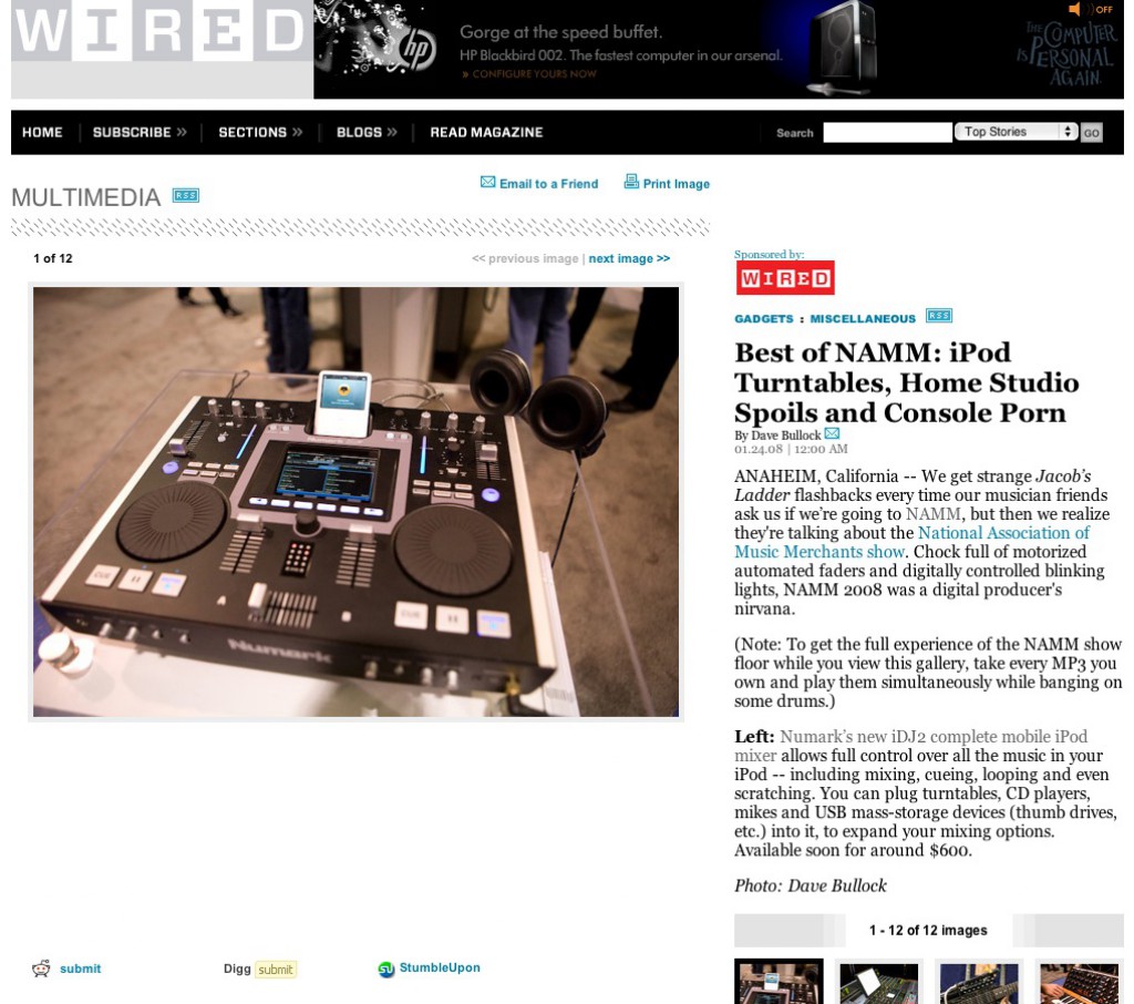 WIRED News NAMM Gallery