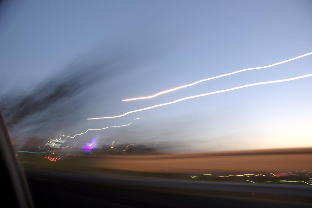 downtown los angeles blur