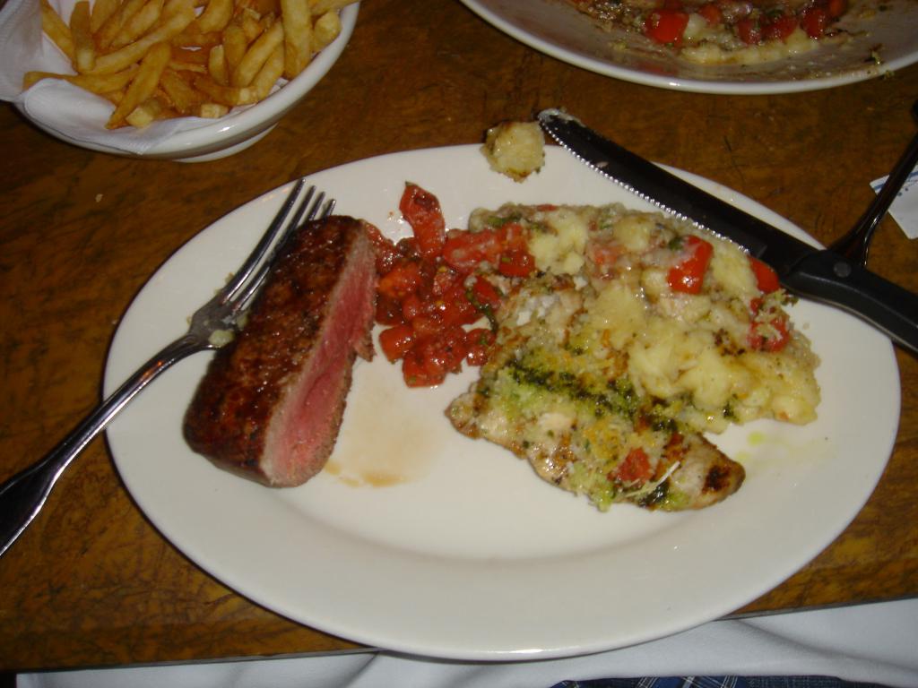 filet mignon and mahi mahi