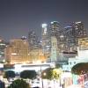 overexposed view of downtown