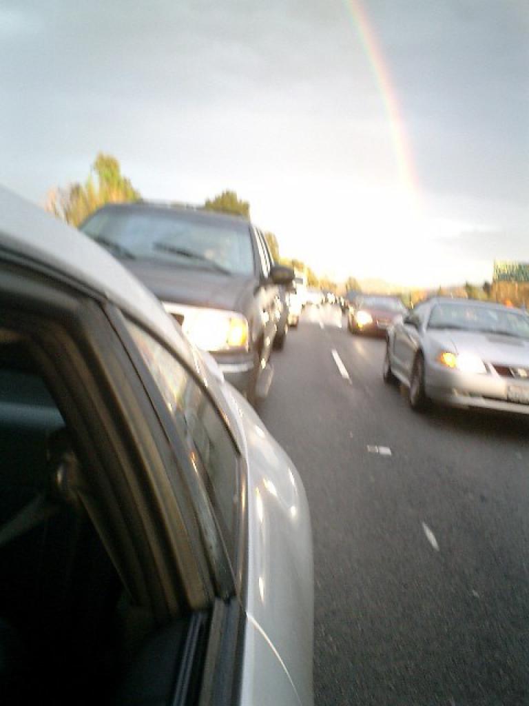 rainbow in LA