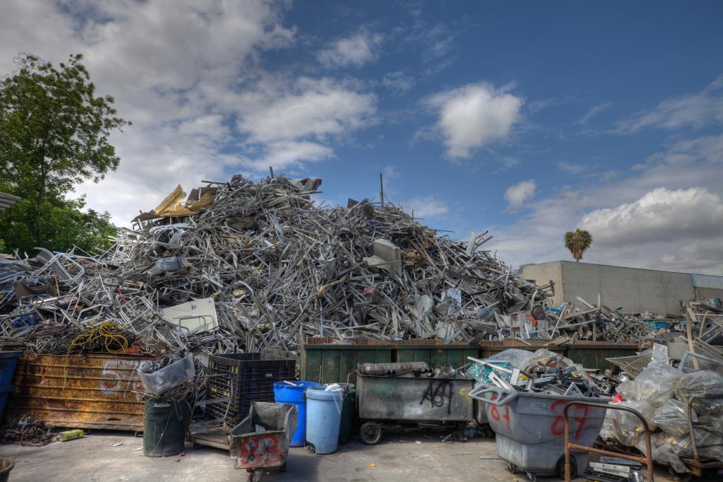 Giant Pile of Aluminum Scrap