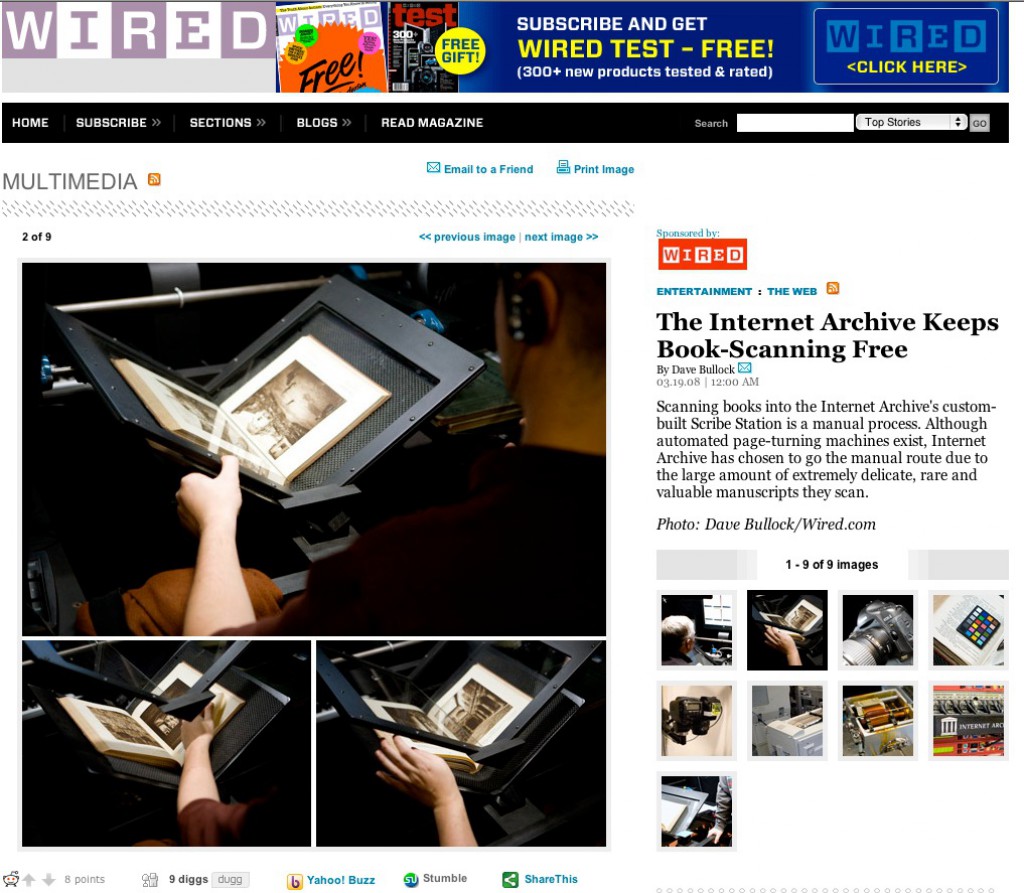 Internet Archive on WIRED News