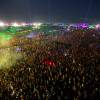 Lasers and Crowd at Coachella