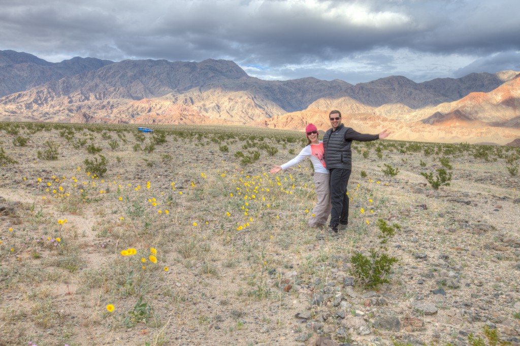 Penelope and Dave in Death Valley