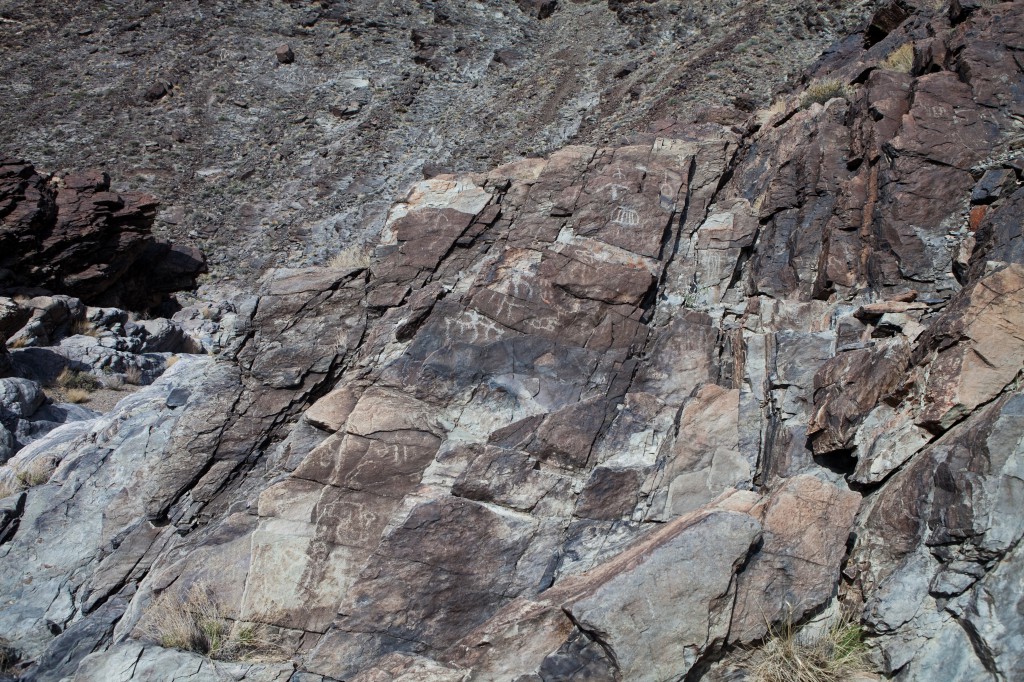 Petroglyphs in Echo Canyon