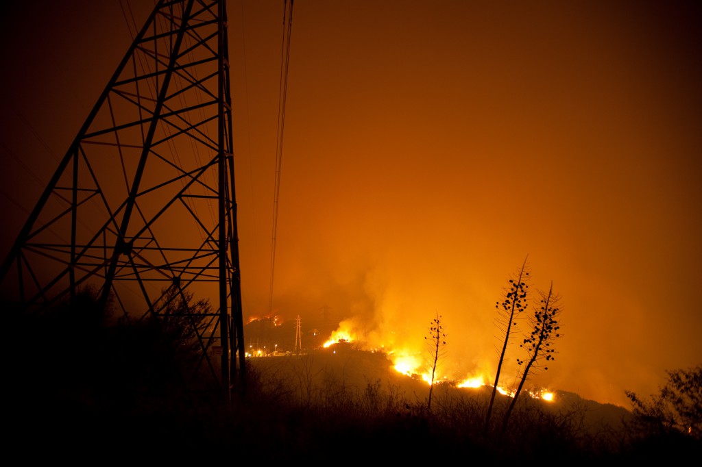 Powerlines, Yucca and Station Fire