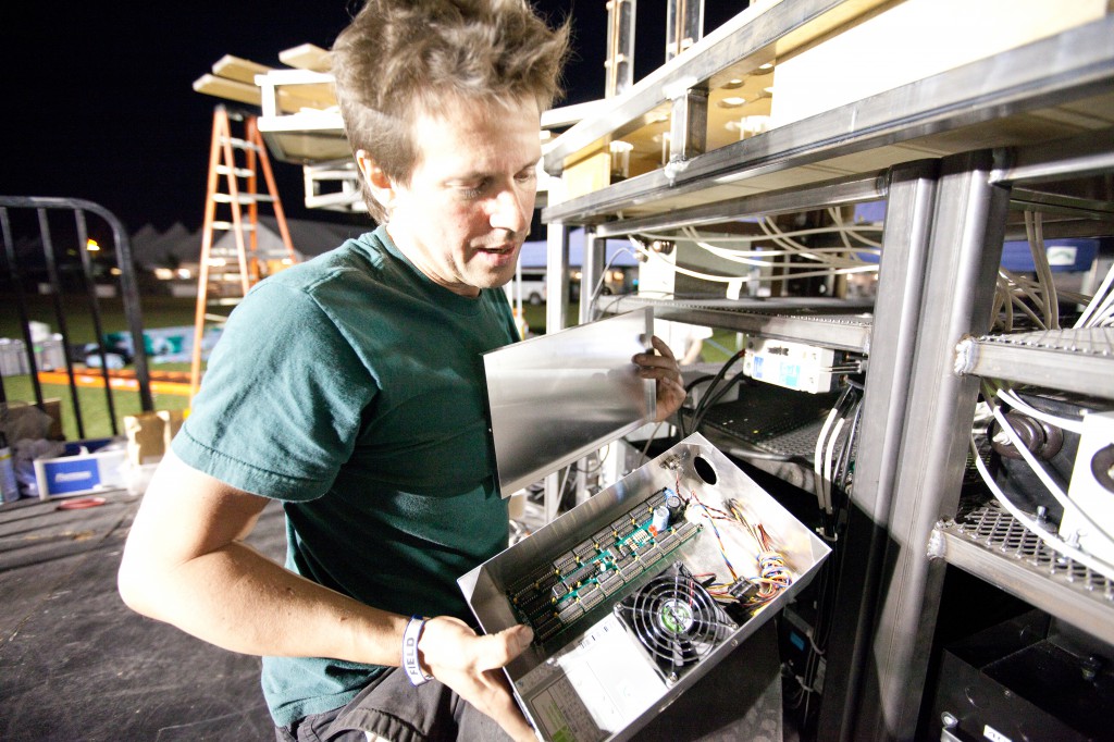 Syd Klinge with Controller for The Pipes