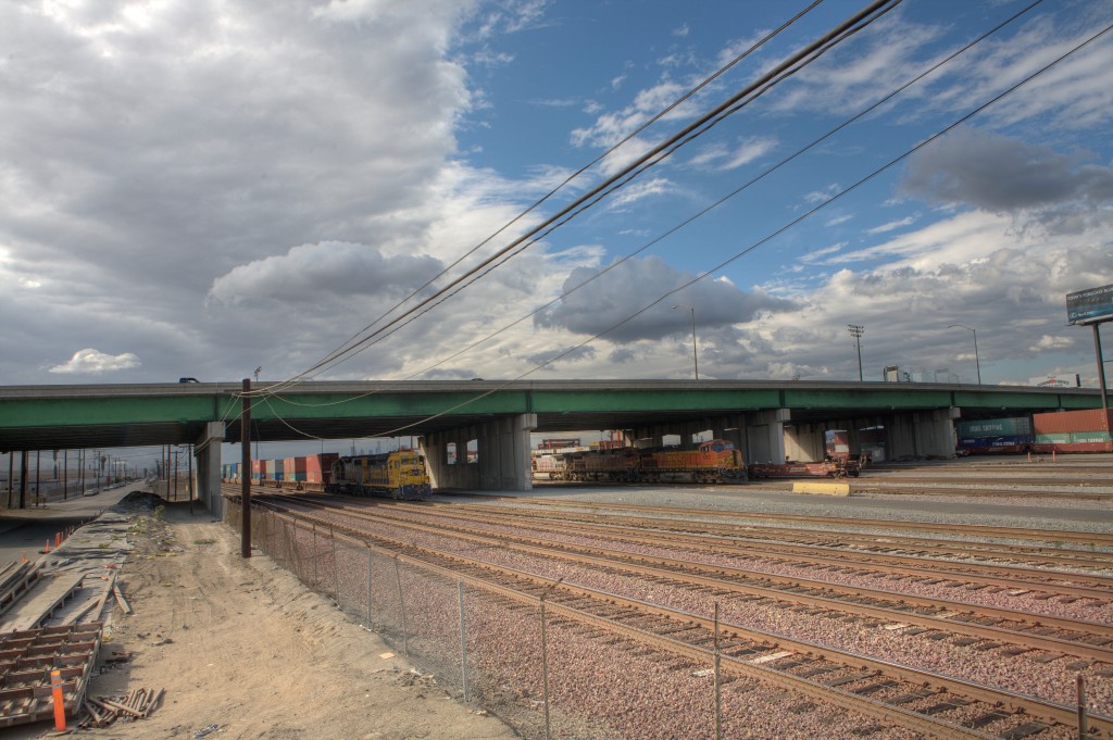 Trains Below the 710