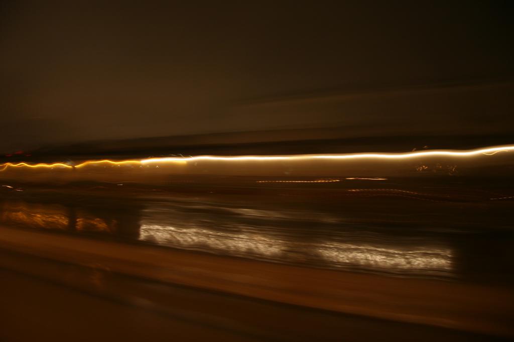 rainy lights blur