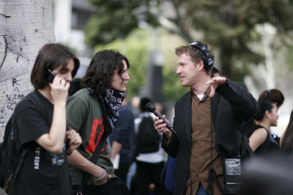 student protesters
