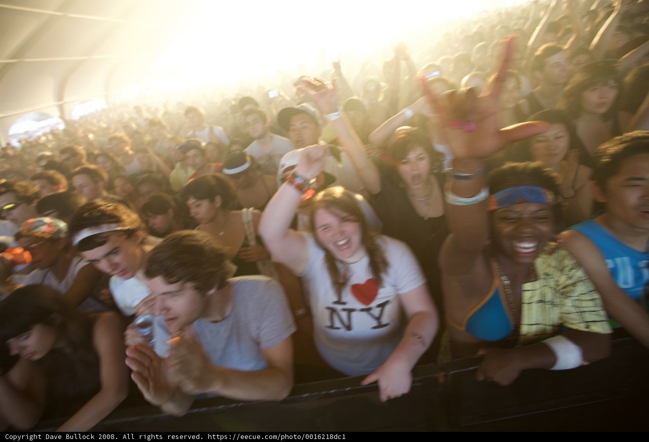 Coachella Crowd Rocks Out