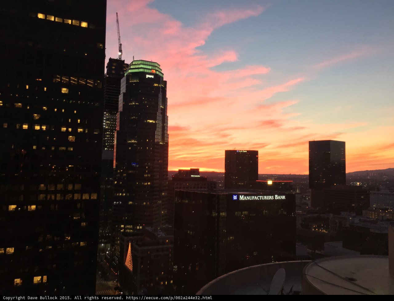 DTLA Sunset Colors