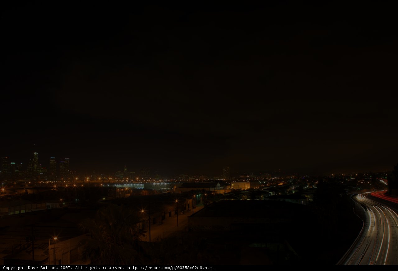 Nighttime Highway in the Metropolis