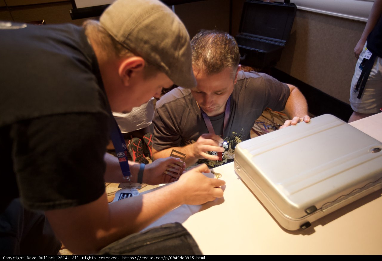Assembling the Defcon suitcase