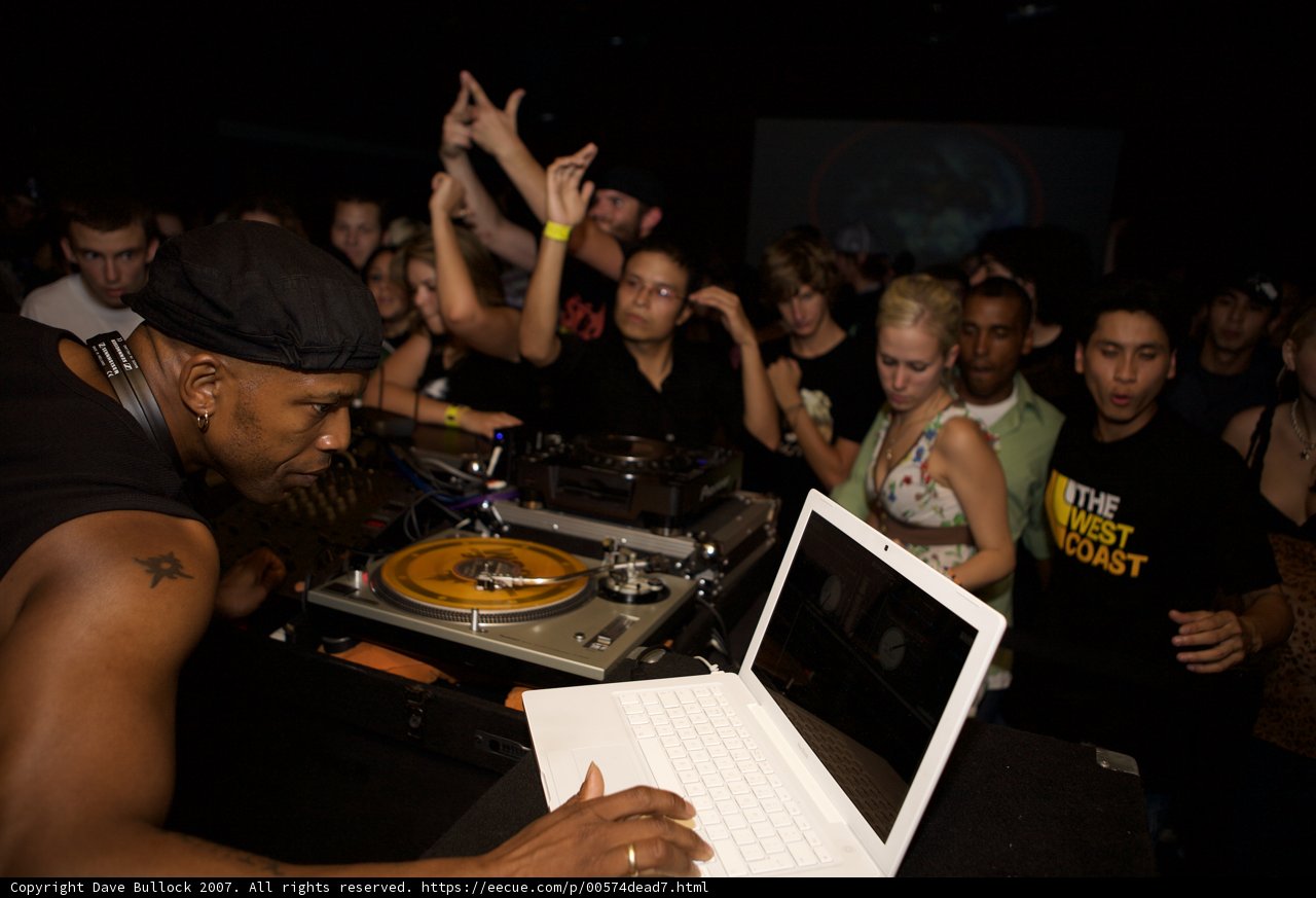 Mark Lester Spins the Night Away at the Nightclub