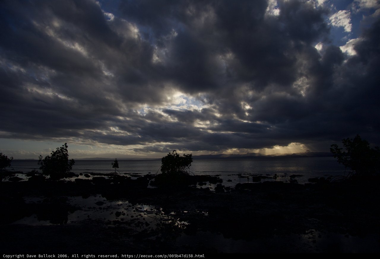 Twilight over the Scenic Ocean