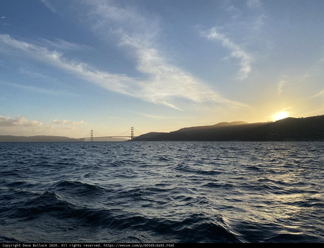 The Golden Gate Bridge at Sunset