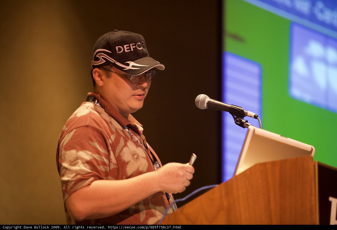 Speaking at Defcon 17
