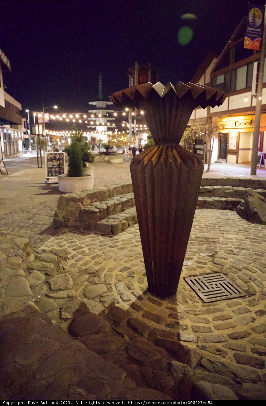 Urban Serenity: The Cobblestone Vase
