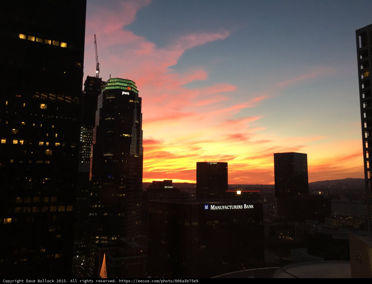 Evening Sky DTLA