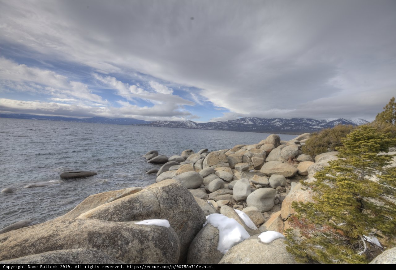 Serene Landscape from a Rocky Promontory