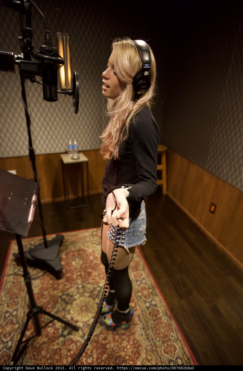 Martha Streck in the Studio