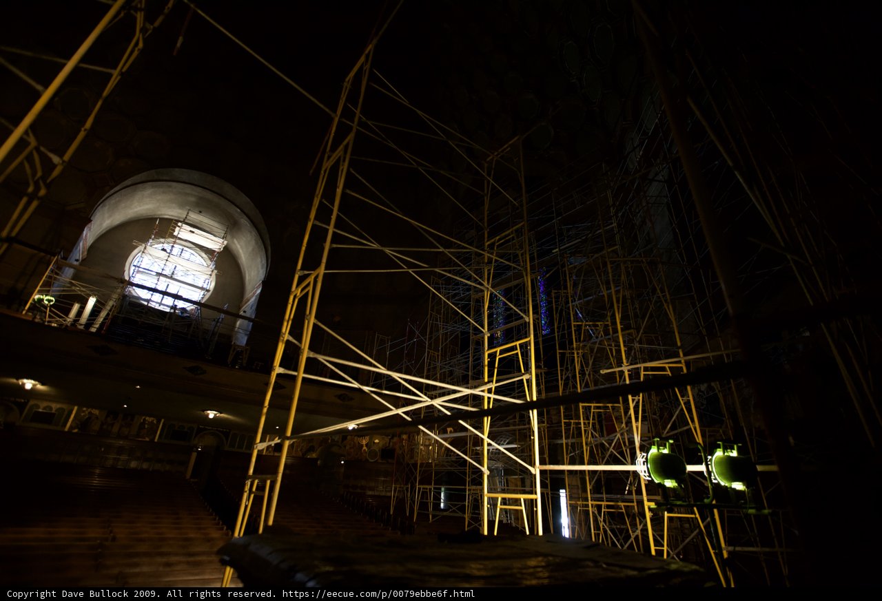 Towering Construction Scaffold