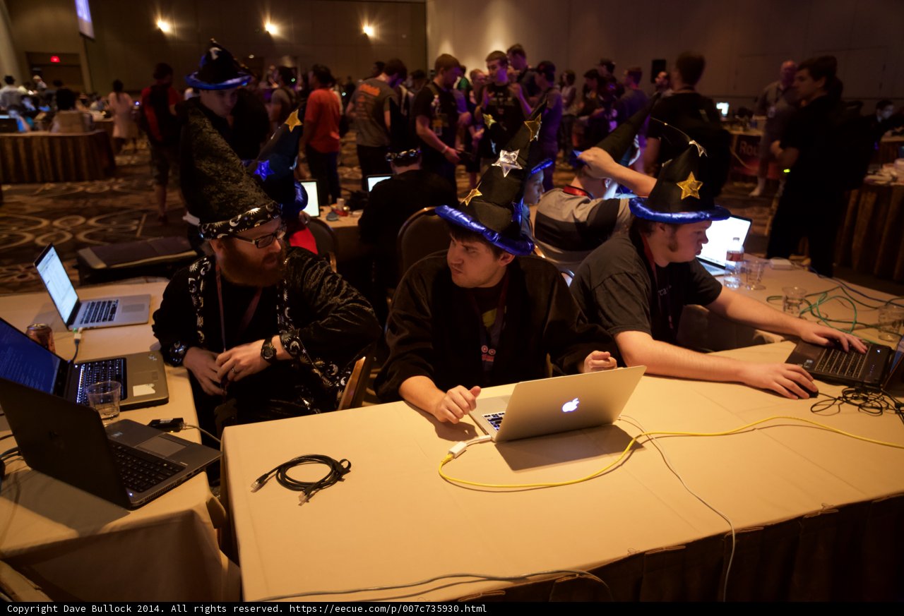 Working Hard at Defcon 22
