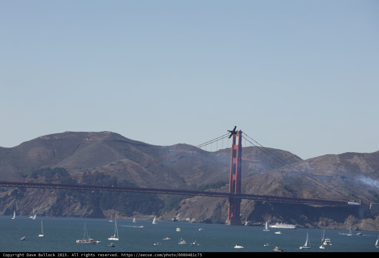 Red Bridge Spectacle during Fleet Week Air Show 2023