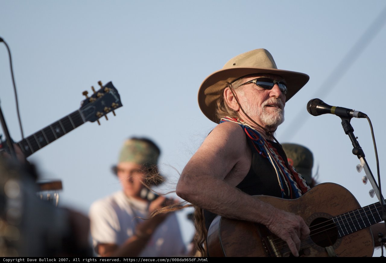 Willie Nelson Performs at the Okeechobee Music Festival