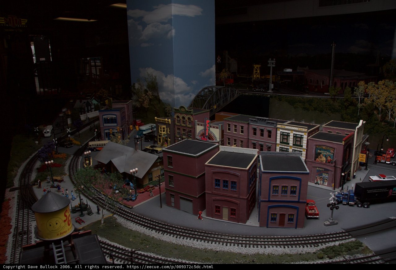 Metropolis Model Train Track