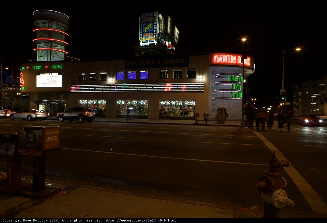 Nighttime at the Urban Theater