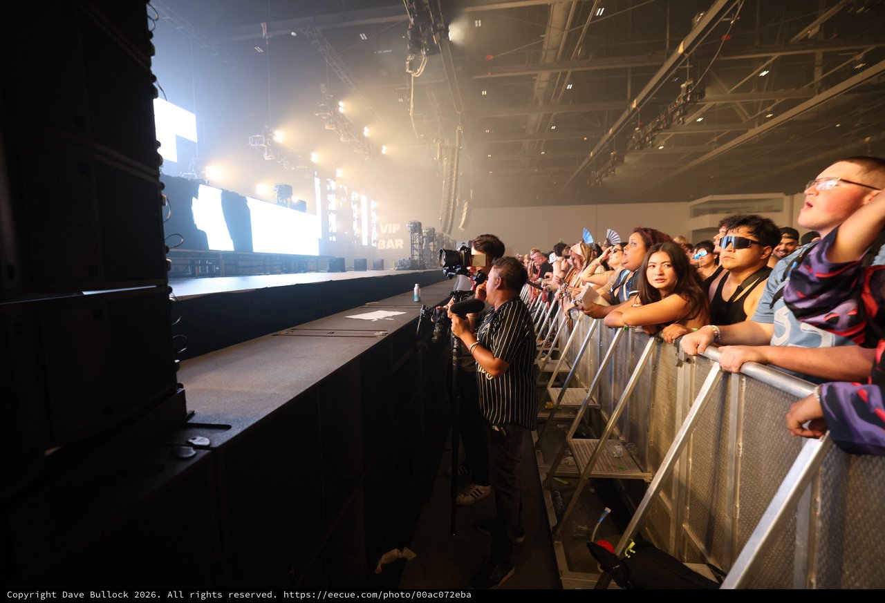 Front Row Fans Await Performance at Wobbleland 2026